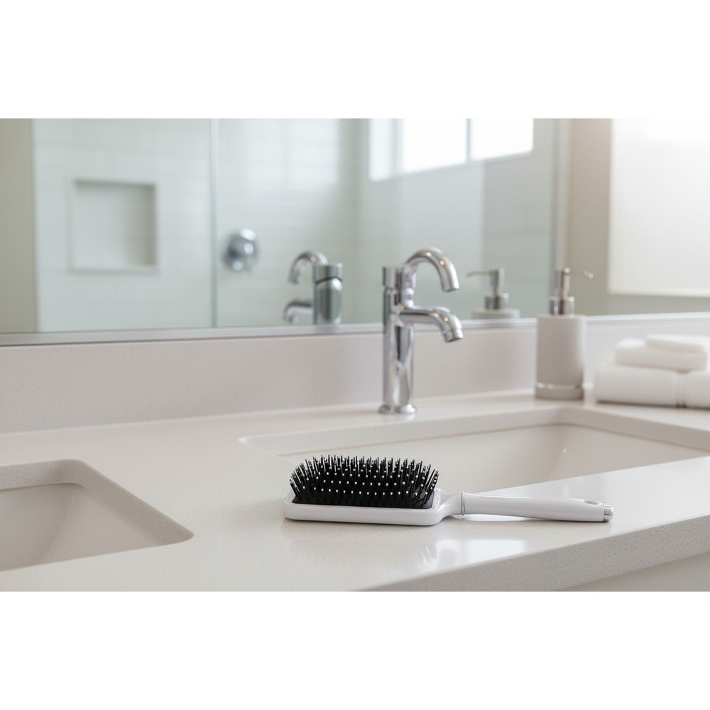 Hair Brush Hot Tools Pro Artist White Gold Collection Paddle Brush White